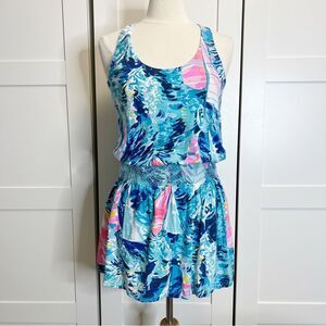 Lilly Pulitzer‎ Tideline Dress in Hey Bay XS Racerback